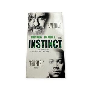 Instinct VHS Movie Anthony Hopkins Cuba Gooding Jr Touchstone 15991 Thriller
